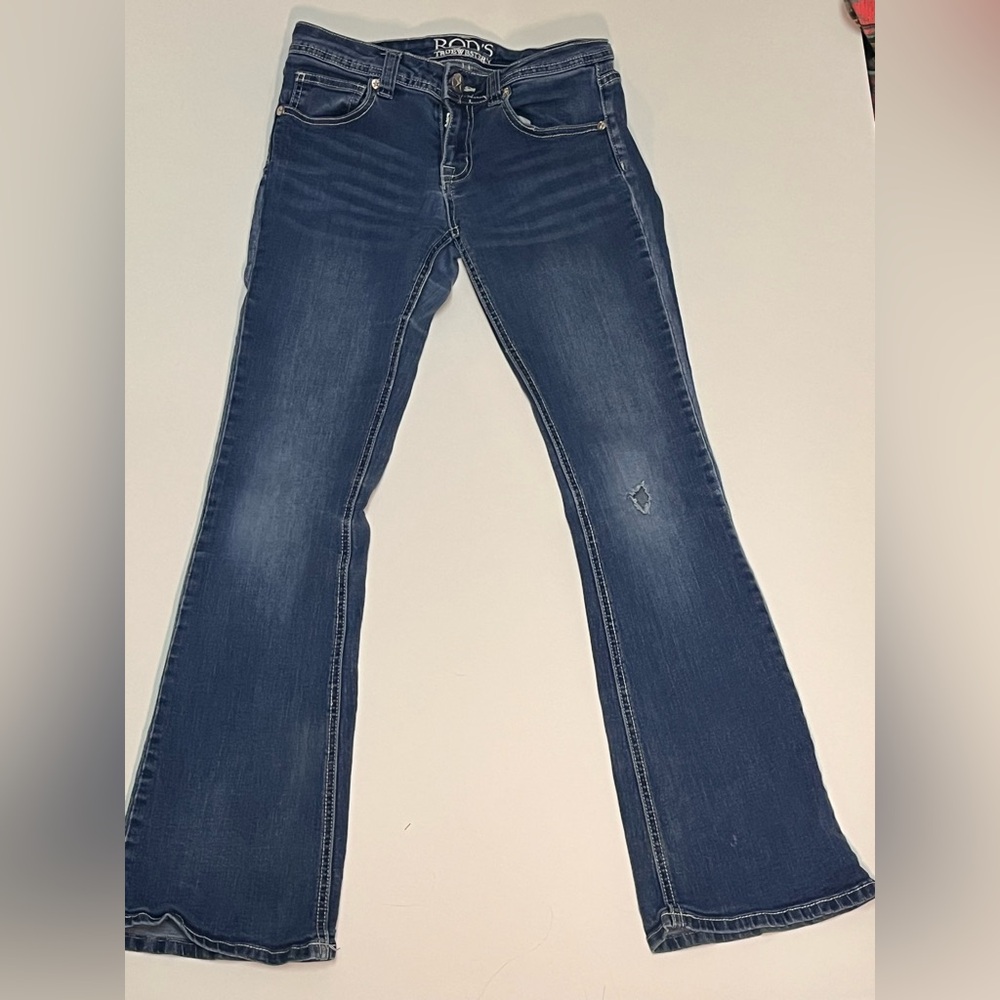Rods dark wash bootcut jeans
